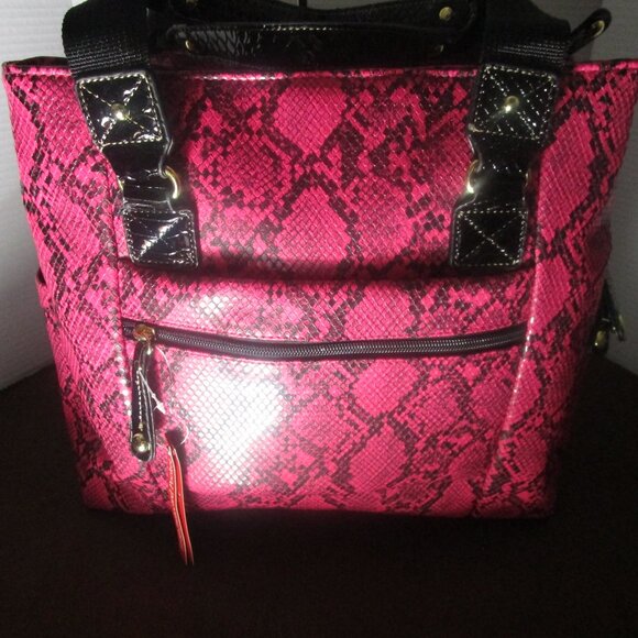 NWT - Samantha Brown Fuchsia Travel Tote - Picture 4 of 7